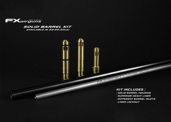 FX Solid csőkészlet 5,5 mm (.22), 700 mm – a készlet tartalma