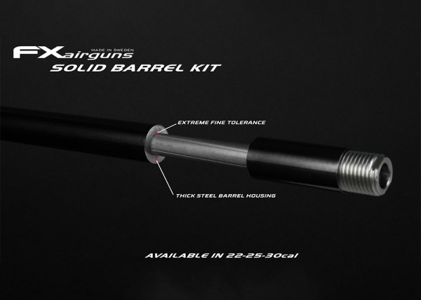 FX Solid 14 mm-es acél csőház – műszaki részlet