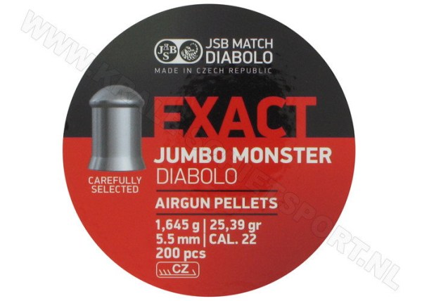 JSB Exact Jumbo Monster 5,52 mm légfegyverlövedék