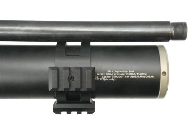 Saber Tactical ST0097 Picatinny sín 52 mm PCP palackon